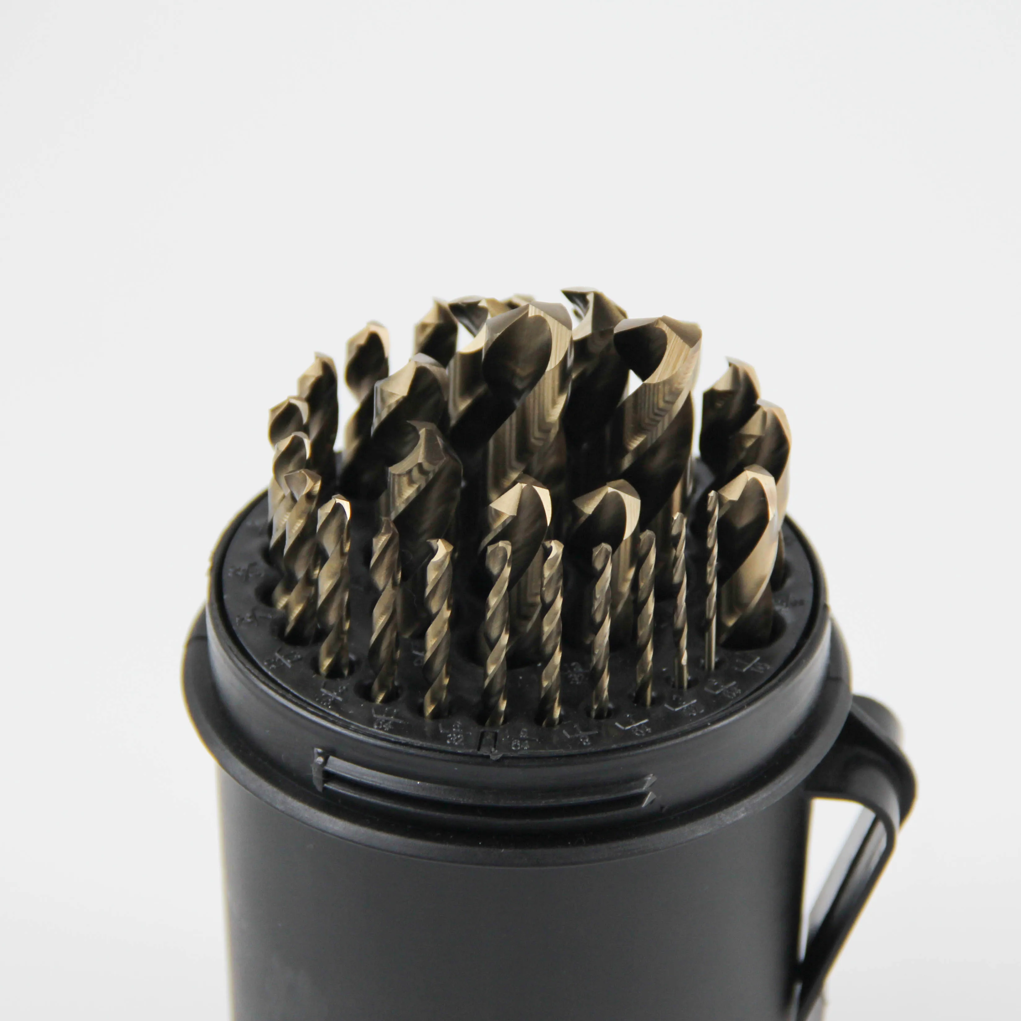 25PCS HSS High Speed Steel M35 twist drill bit set for stainless drilling