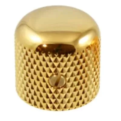 Custom CNC Machining Turning parts Metal Golden Knurled Guitar Volume Control Knob Guitar Amplifier Knobs