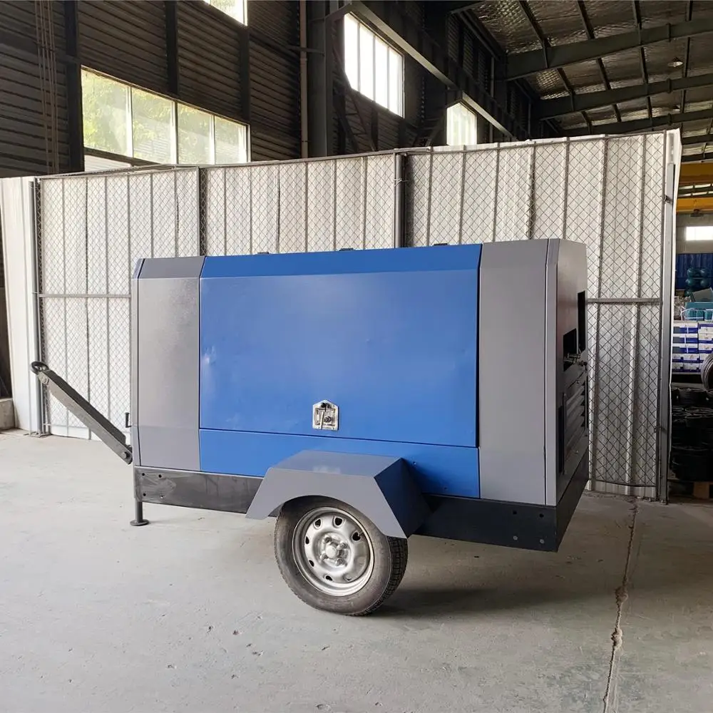 185 CFM air compressor screw fixed portable compressor slient type 8 bar compressor/10 bar