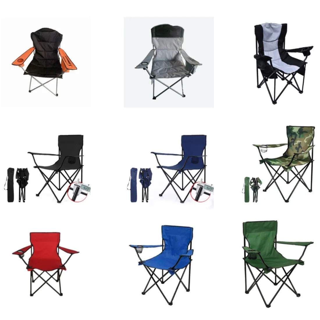 Outdoor Chair Camping Seat Fishing Chairs Kamp Sandalyesi Beach Folding Chairs