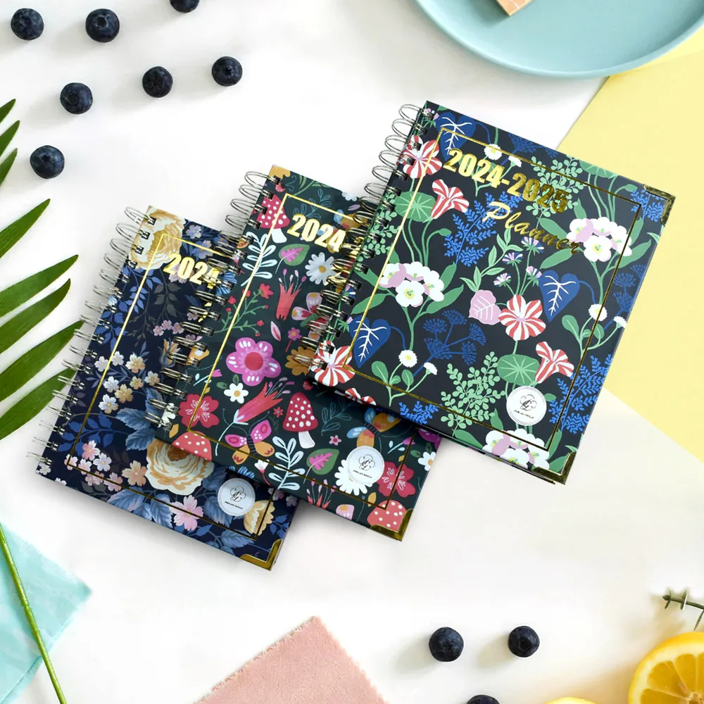 Stationery Notebook Journal Planner Journal Customized With Gift Boxes Set Gold Foil Logo YO  Planner