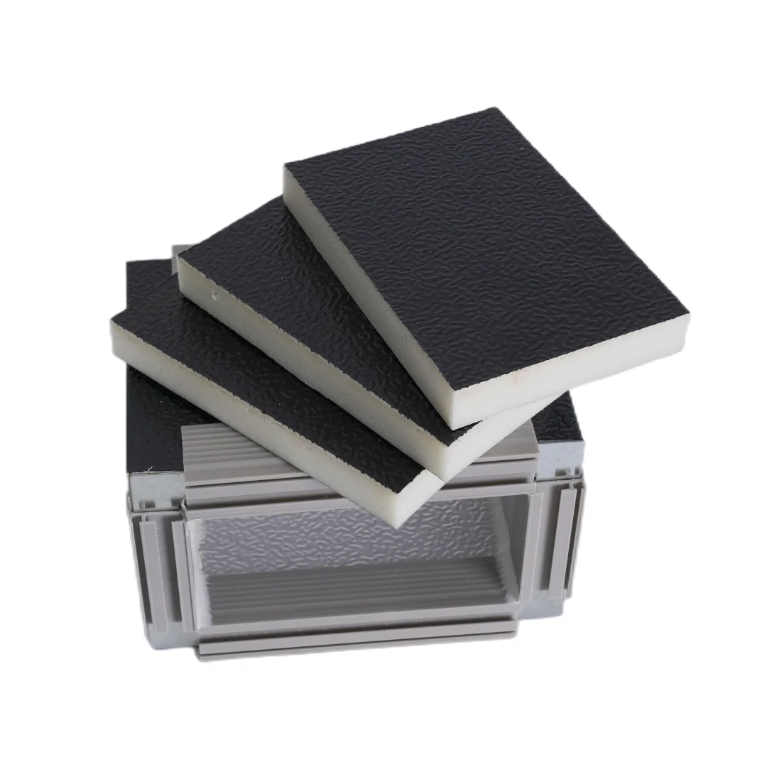 GFI 20mm Polyisocyanate (PIR) Pre-insulated Duct Board Black Aluminum And Silver Aluminum Duct Sheet