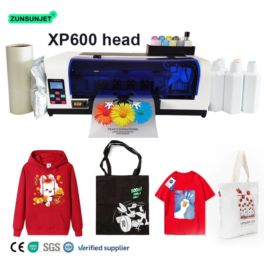 XP600 A3 A3+ 30CM 33cm Desktop Dtf Pet Film Dryer Powder Direct to Semi-automatic Compact Digital Inkjet Printers
