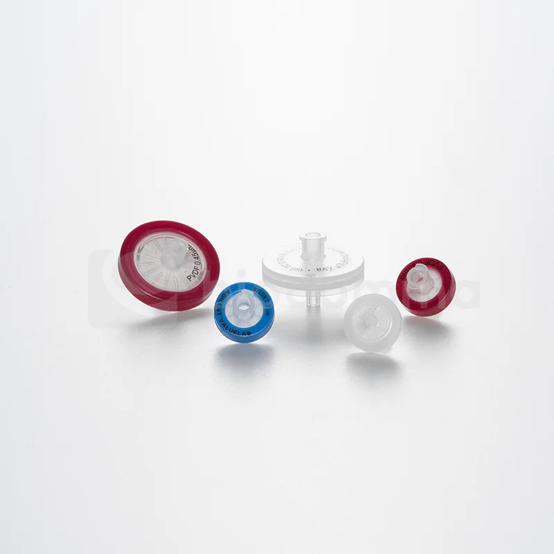 Diameter 13mm pore size 0.22/0.45um  PTFE Membrane Disposable syringe filter for Lab Sample Filtration