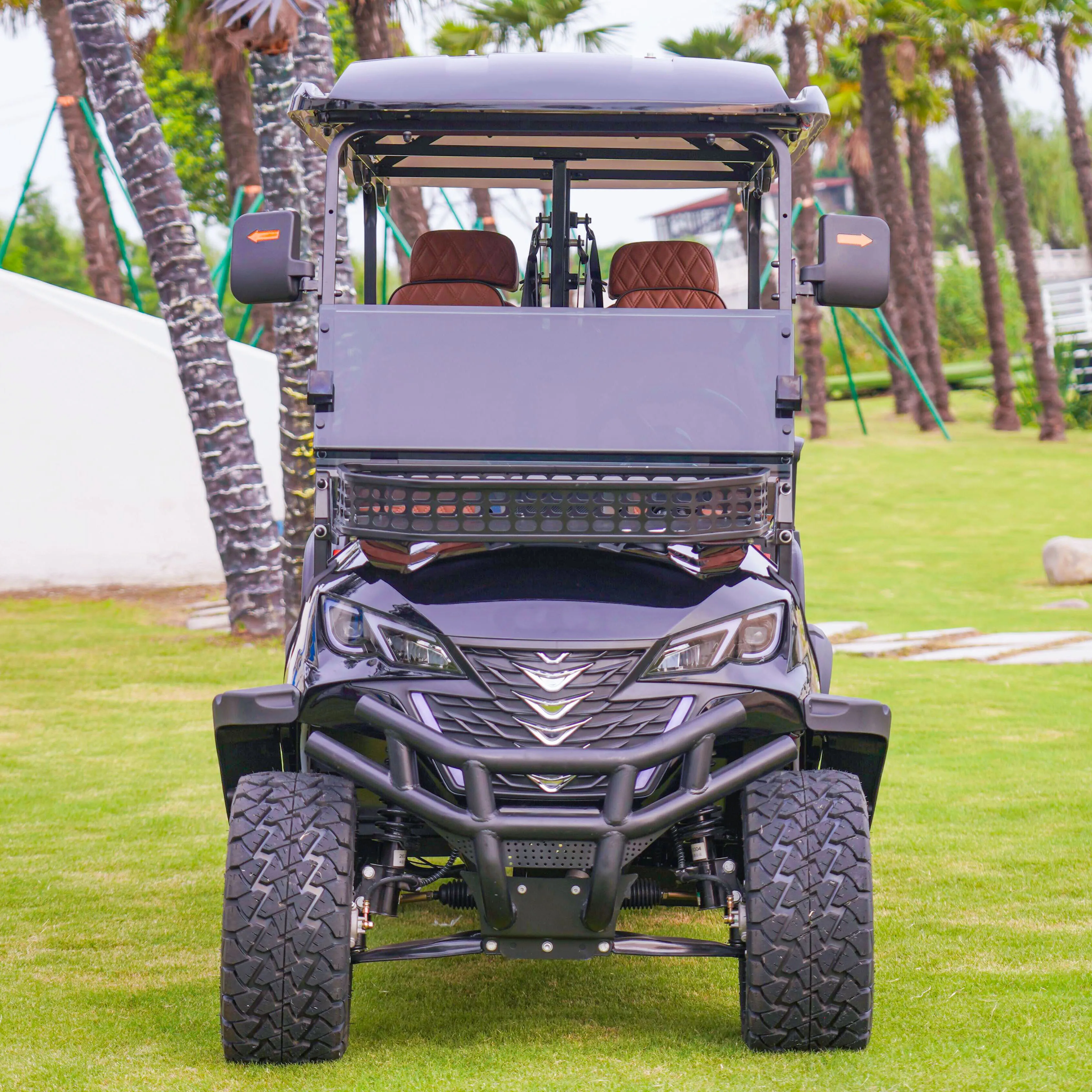 2024 Customized 72V Lithium Battery Off-Road Electric Golf Cart 4-Wheel Hunting Buggy
