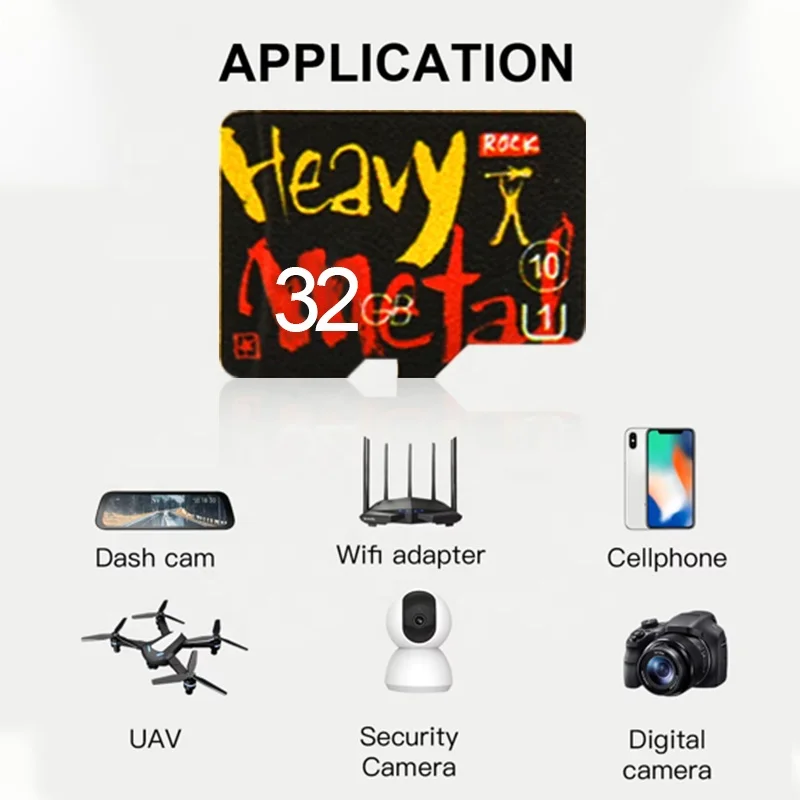 HMZCHIPS 98mb/S high Speed micro 4GB 8GB 16GB 32GB 64GB 128GB 256GB 512GBSD card Christmas gifts TF Memory Card For Smart phone