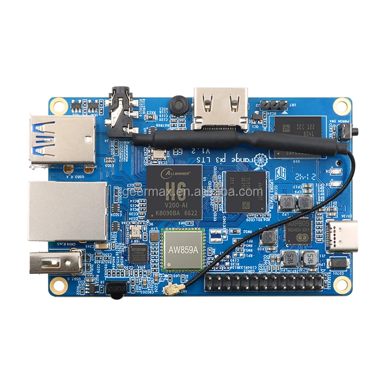 Плата плата Orange Pi 3 LTS LPDDR3, 2 Гб ОЗУ 8 ГБ eMMC Flash Allwinner H6, четырехъядерный процессор, 64 бит, 1,8 ГГц, встроенная сеть YT8531C, чип Orange Pi 3 LTS