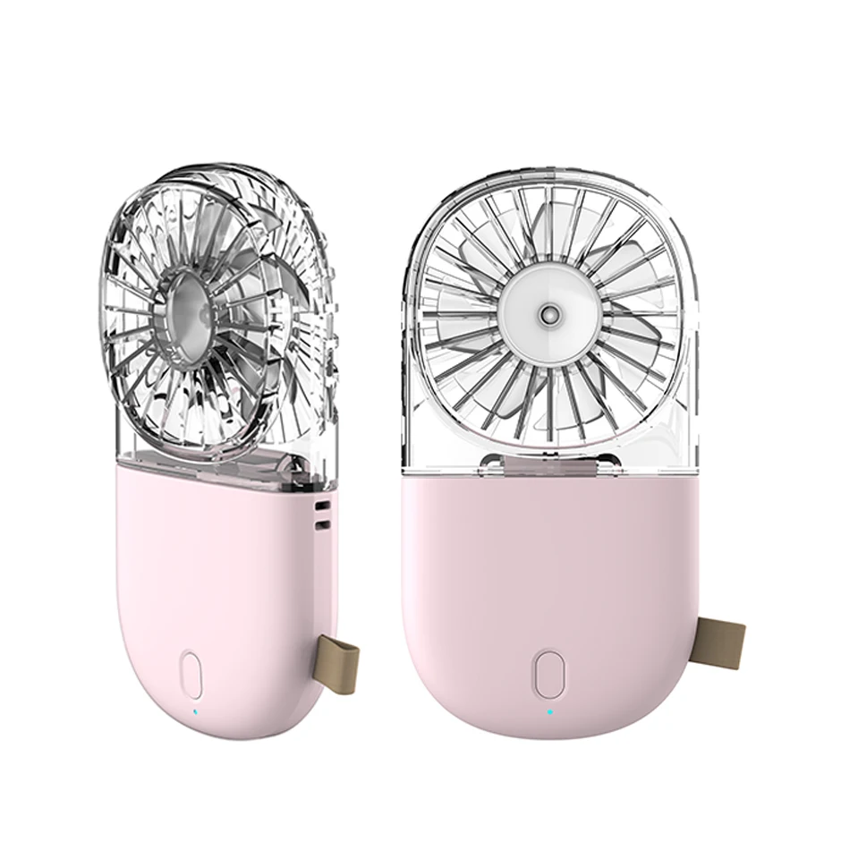 Custom LOGO Electric hand Fans Rechargeable Handheld Mini Usb Portable Fan With 1200mAh Lithium Battery