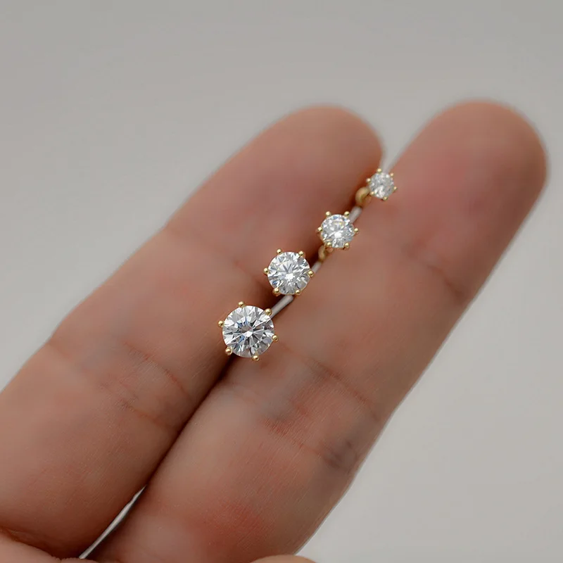 Getta 10K 14K solid gold 20G Cartilage Earring Tragus Daith Piercing Earring