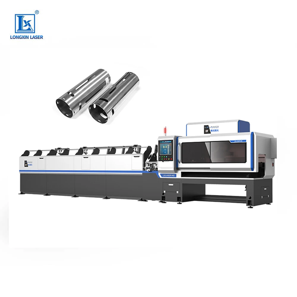 Autoloading mild steel CRC pipe fiber laser tube laser pipe cutting machine