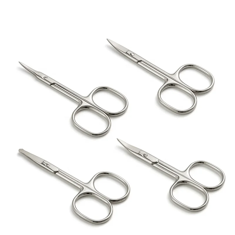 Eliter Wholesale Beauty Tools Nickel Plating Nail Scissors Beauty Scissors Stainless Steel Types Of Nail Scissors