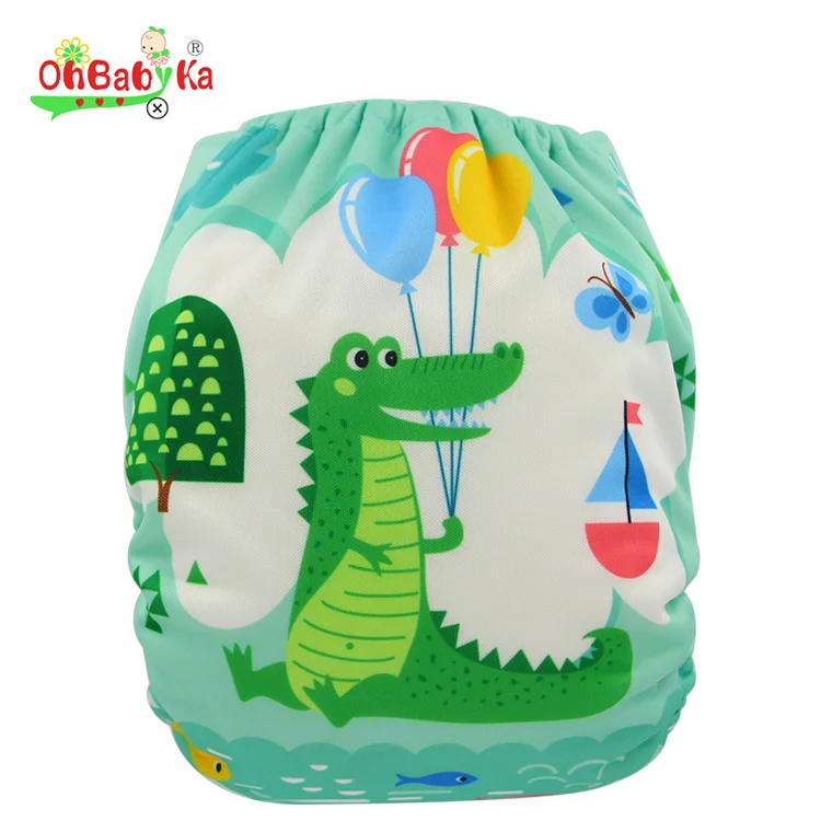 Ohbabyka Digital Position Baby Washable Diapers Reusable Nappy Baby Cloth Diapers Custom