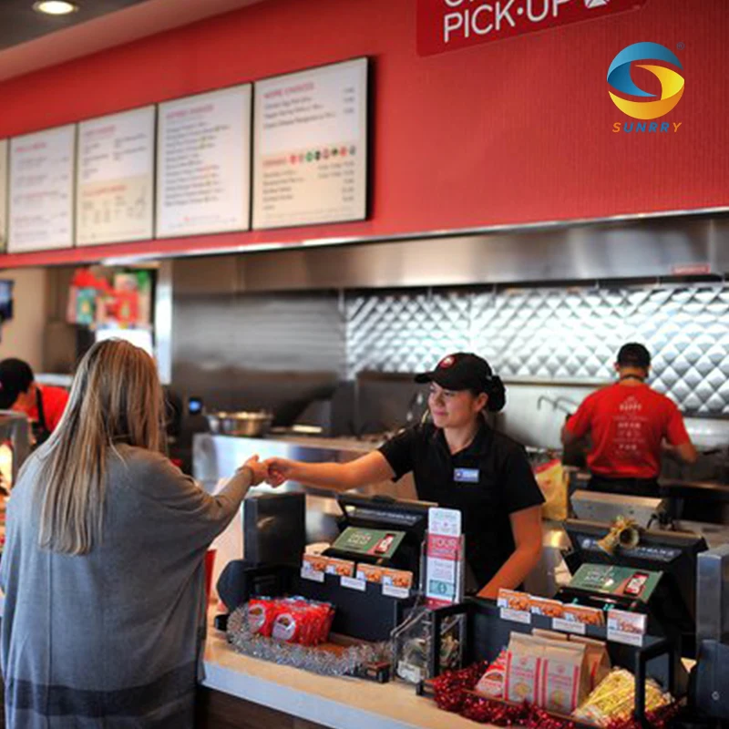 Оборудование для ресторанов KFC Комплексный дизайн используемое оборудование фаст-фуда