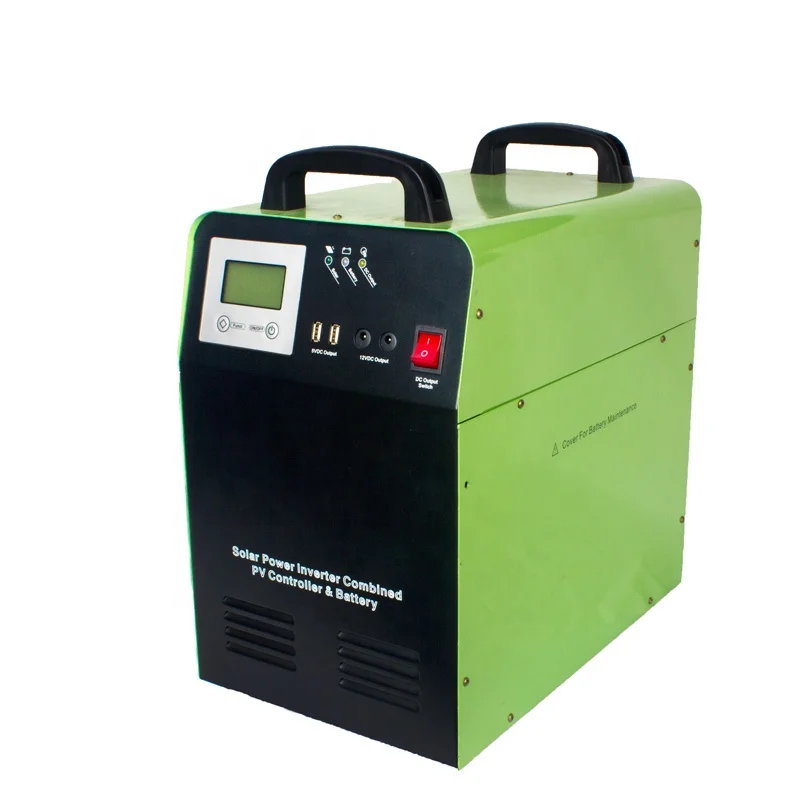 Solar power system 1000w 1500w all in one machine contains with inverter charge controller battery