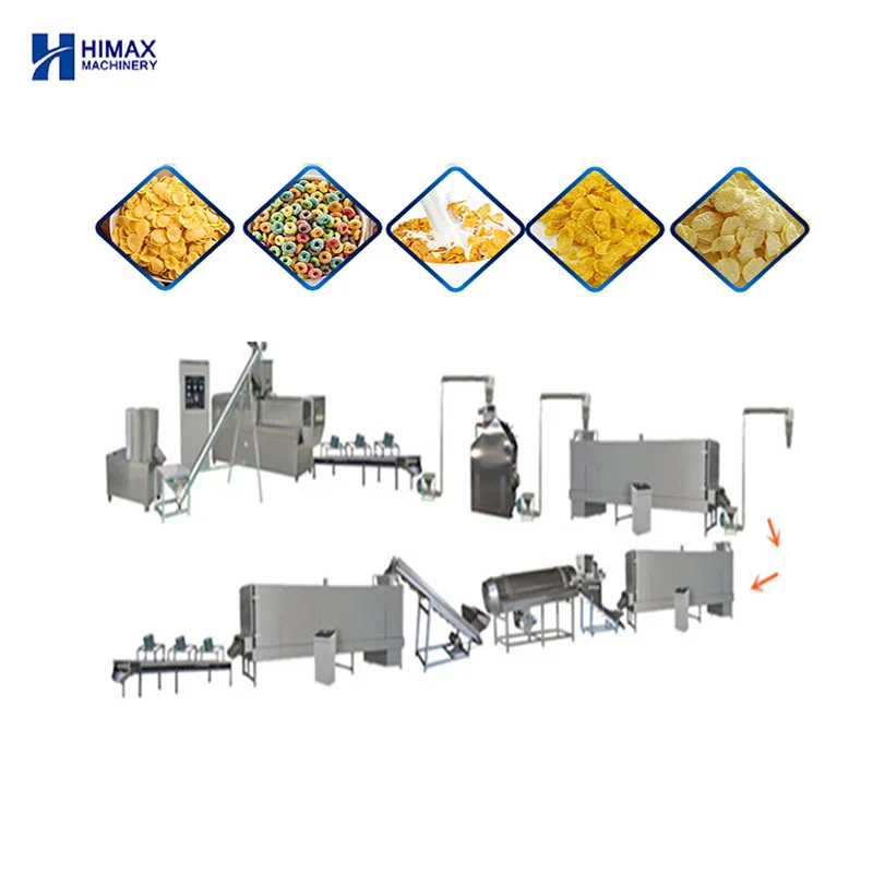 Hot sale breakfast cereal machine  Corn Flakes Making Machine Production Machinery For Small Business
