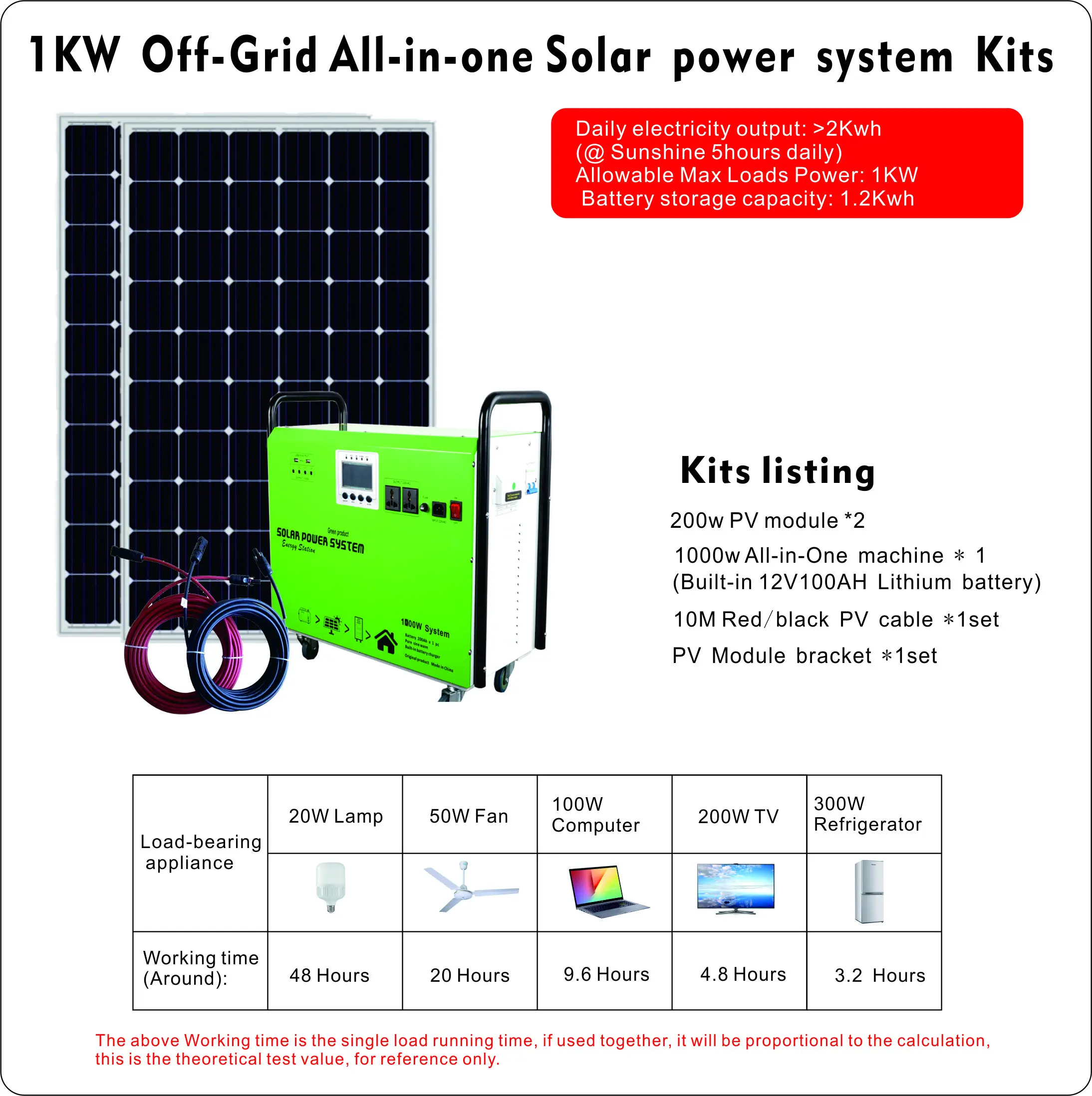 Solar generator system 1kw 3kw 5kw 10kw 15kw 20kw Photovoltaic solar off grid generator