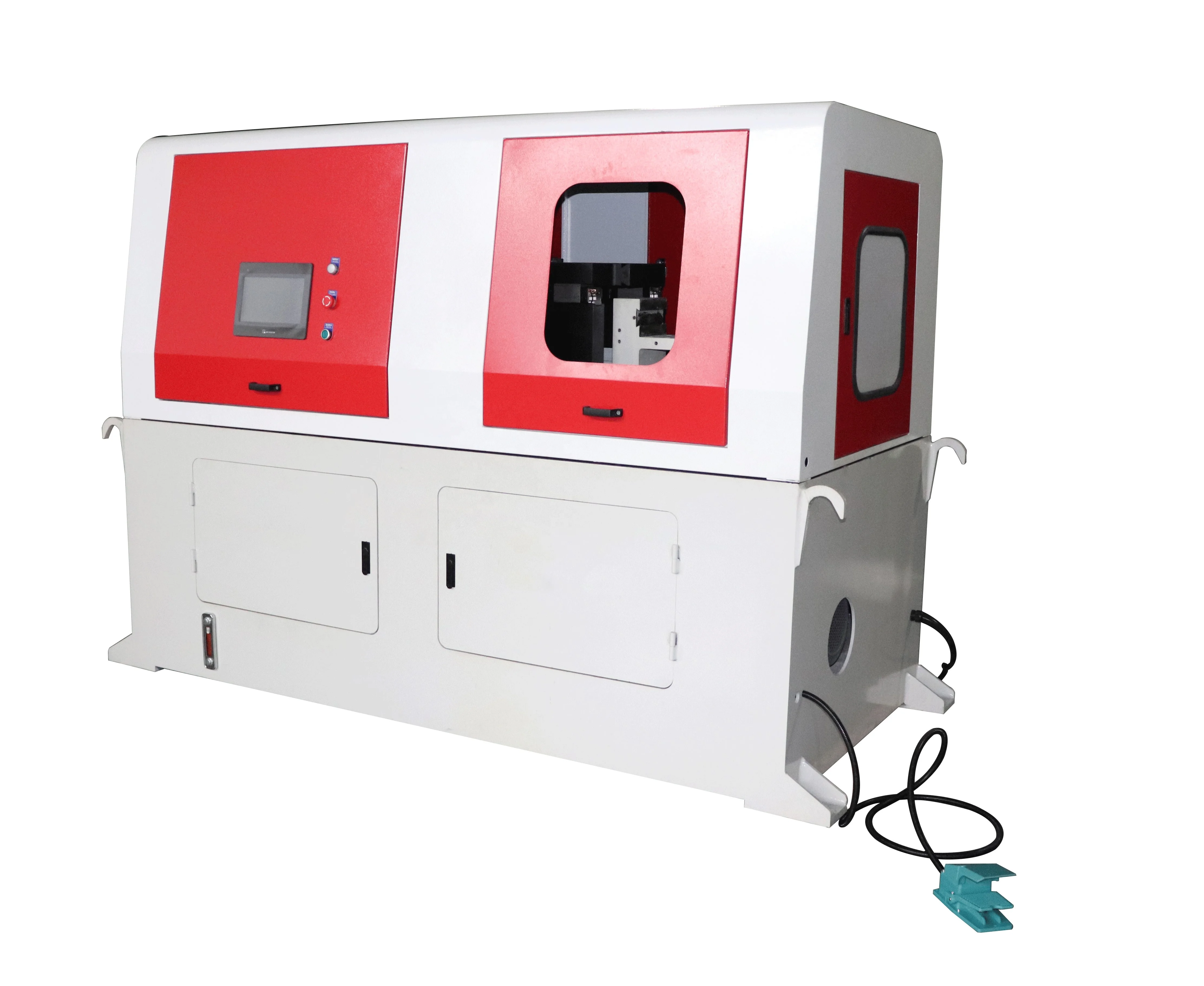 Factory Directly Sells Double Side Burr Free Automotive Car Headrest Stem Stamping Rolling Notching Machine