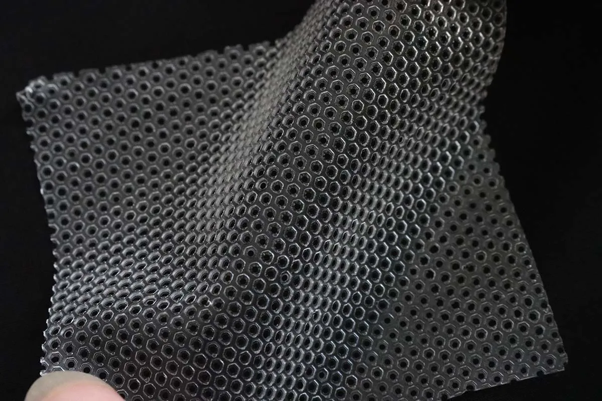 double sided  Elastic stretch  TPU Hot Melt Adhesive Glue  net Film for yoga