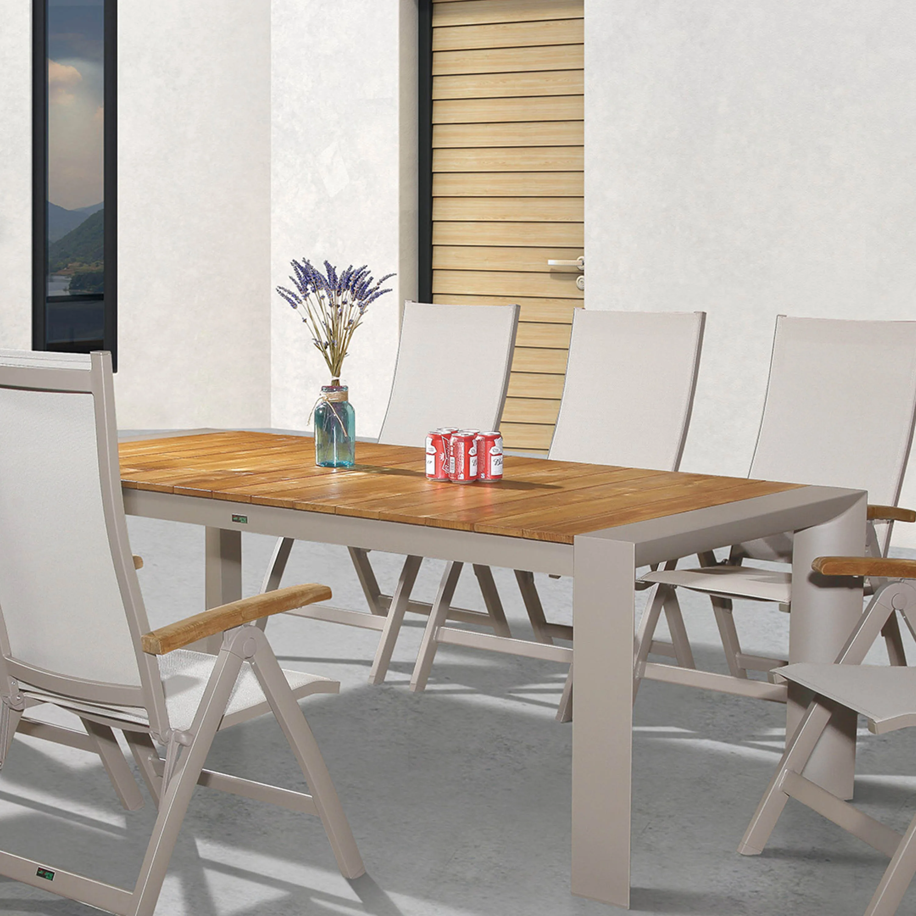 Хорошее качество удлинение садовый прямоугольный стол открытый обеденный стол для ресторана