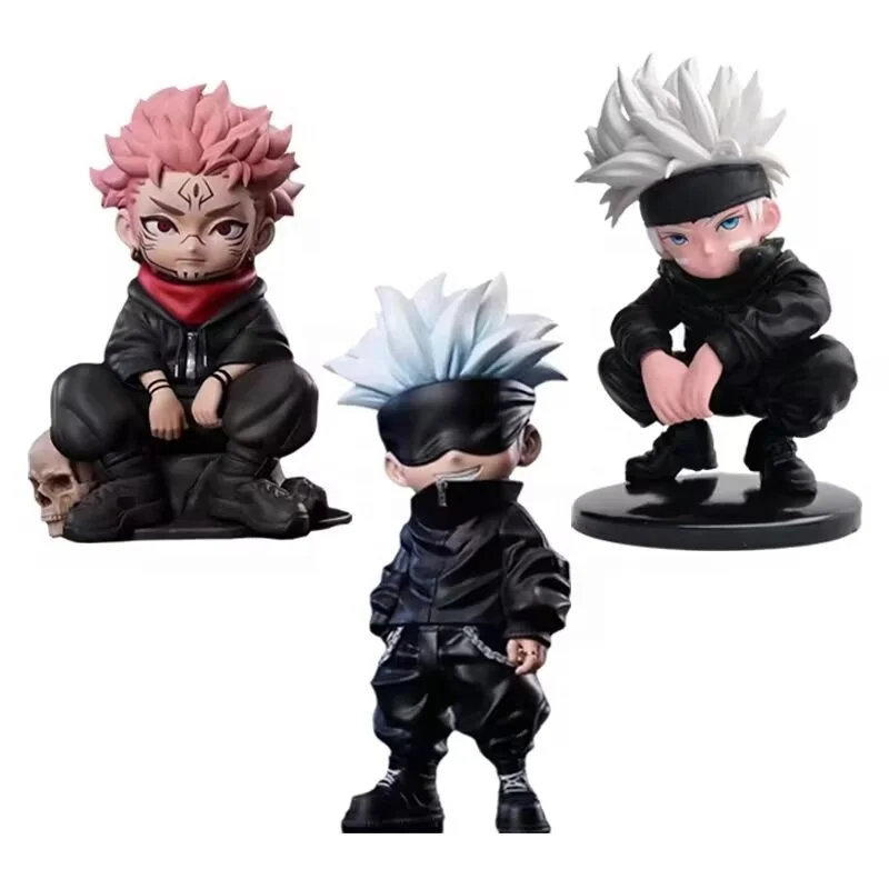 Фигурка из ПВХ фигурка аниме Jujutsu Kaisen Itadori Yuji Satoru Gojo Коллекционная модель игрушка 10 ~ 20 см