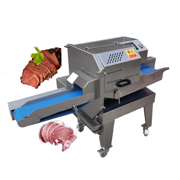 Easy operating cooked meat slicing machine electric cooked beef slicer equipment