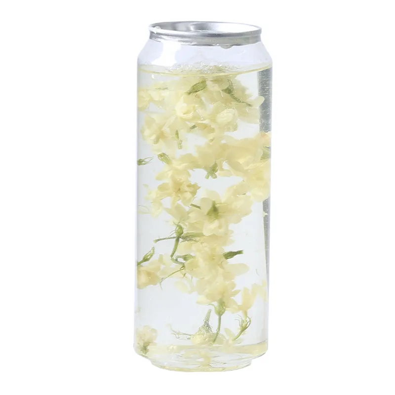 Customized 300ml 500ml Pet Can Easy Open Beverage Can Plastic Bottle Fit Sealing Machine