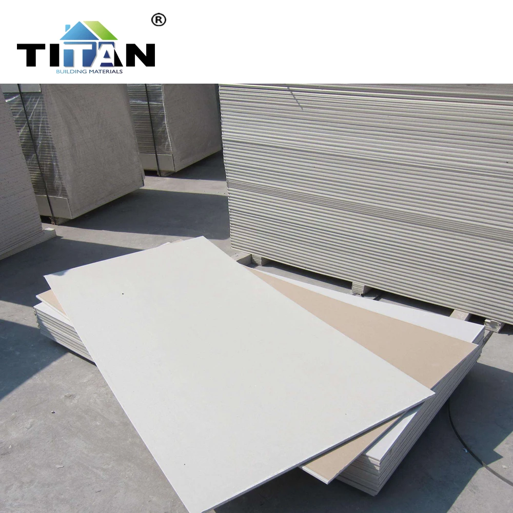 Ghana Wholesale Placas De Gesso Drywall Gypsum Board Ba13 Plasterboard Trockenbau