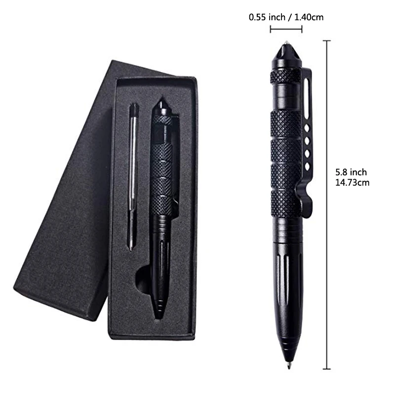 
Custom Multi Function Military Pen Self Defense Tactical Pen With Logo Engraved 
