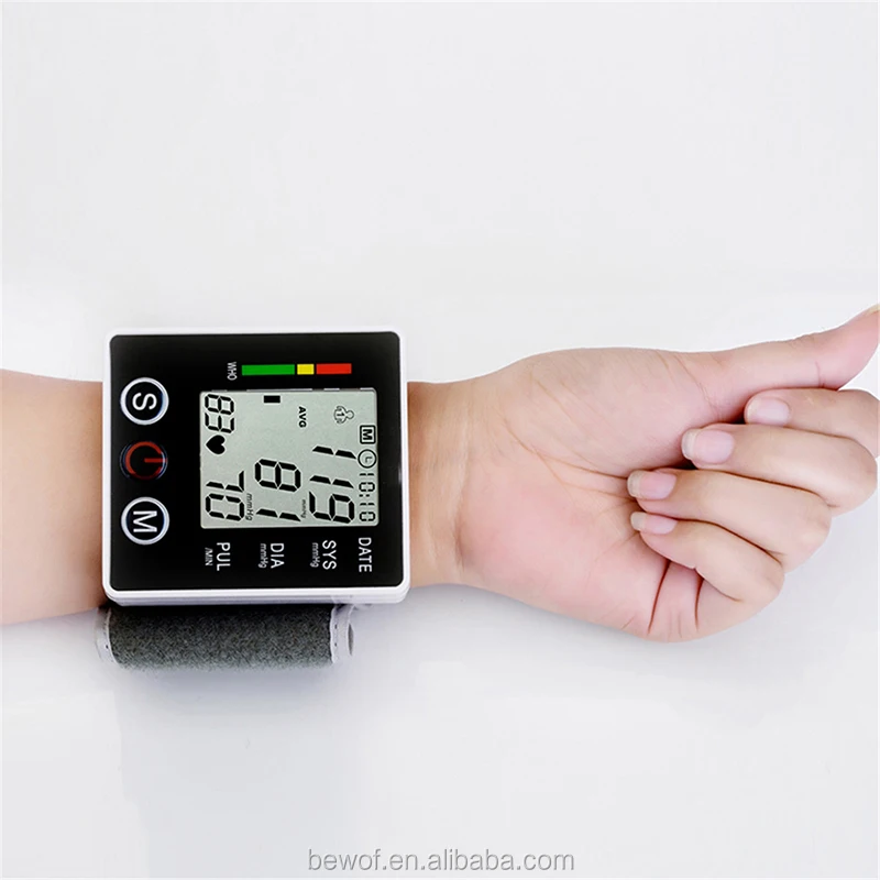CE ISO BP Operator Wireless Medical Blood Pressure Machine Digital Ambulatory Wrist Blood Pressure Monitor Health Care