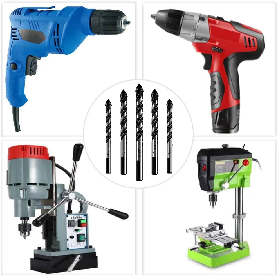 Multi-purpose construction metal drill bits Masonry wood metal drilling with carbide tip High quality drill bits