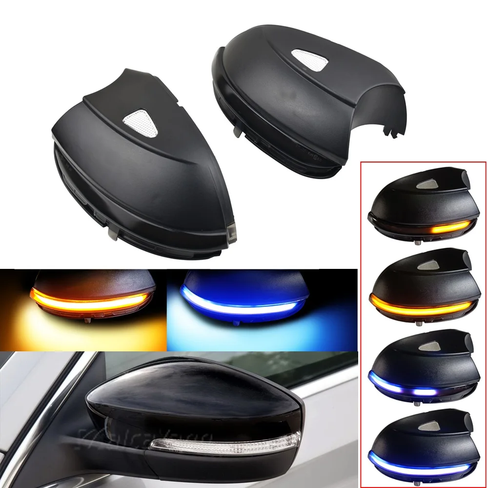 Dynamic LED Side Wing Rearview Mirror Indicator Sequential Blinker Lights For Pa ssat je tta CC B7 Beetle Scirocco MK6 Euro