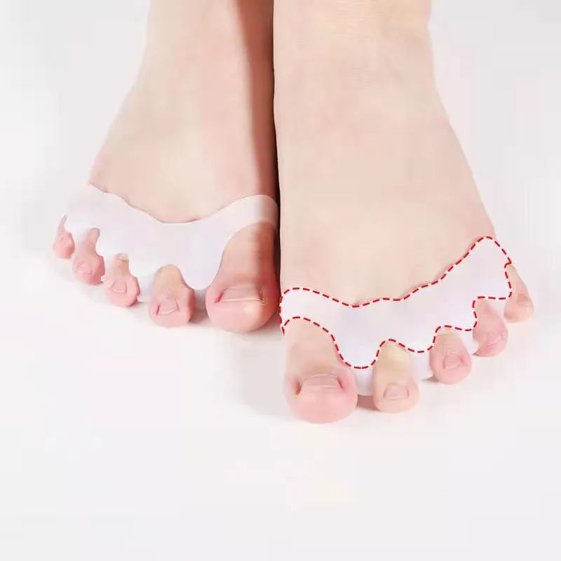 High Quality Silicone Gel Bunion Relief Zehentrenner Toe Spacers Corrector Juanete Splitter Protectors