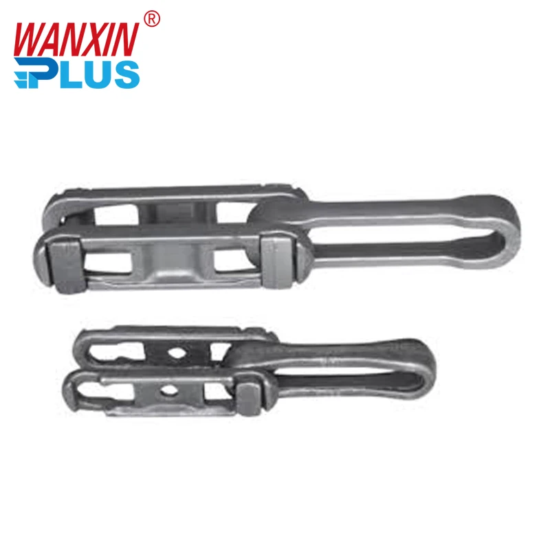 stainless steel high quality chain X678 X348 X458 drop forged Without rivets Chain and trolley forged chain