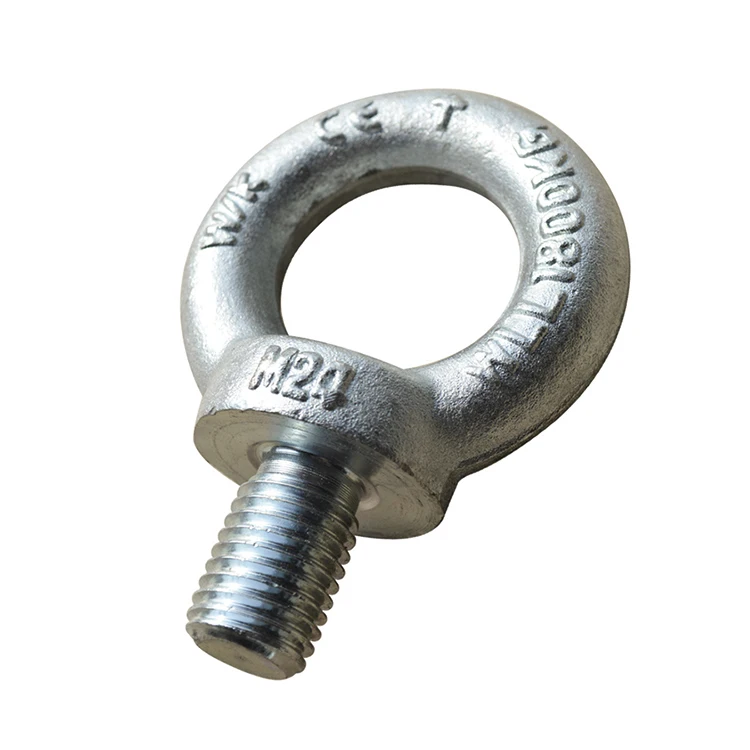 High Strength Carbon Steel Drop Forged Galvanized Din580 Lifting Eye Bolt