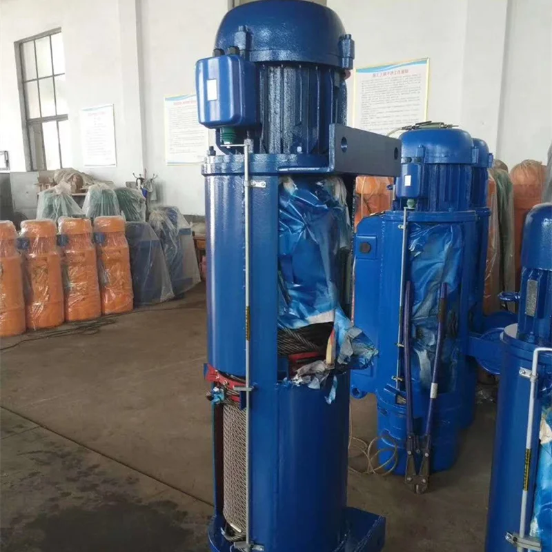 Good Quality Small-electric-hoist Ladder Electric Hoist Portable 15 Provided 220V Orange Wire Rope Construction Hoist Accept