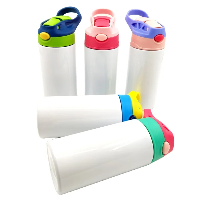 12OZ Hot Sale Free Shipping Straight Shape Water Cups Mixed Color Kids Sublimation Tumbler