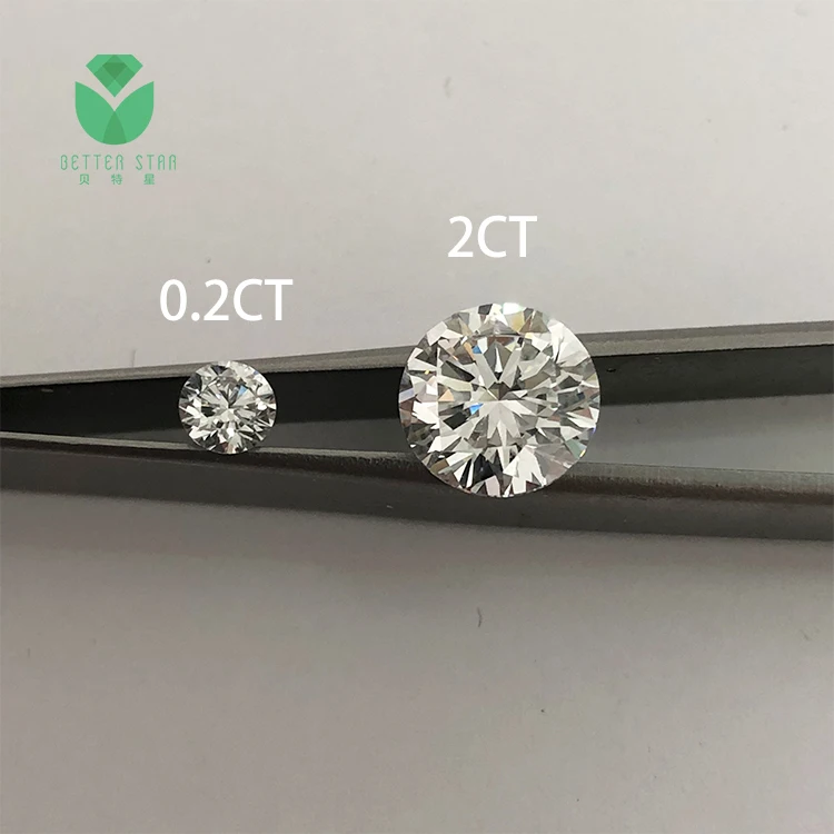 0.01 carat custom lab created diamond 1mm hthp cvd synthetic loose lab grown diamond melee price per carat