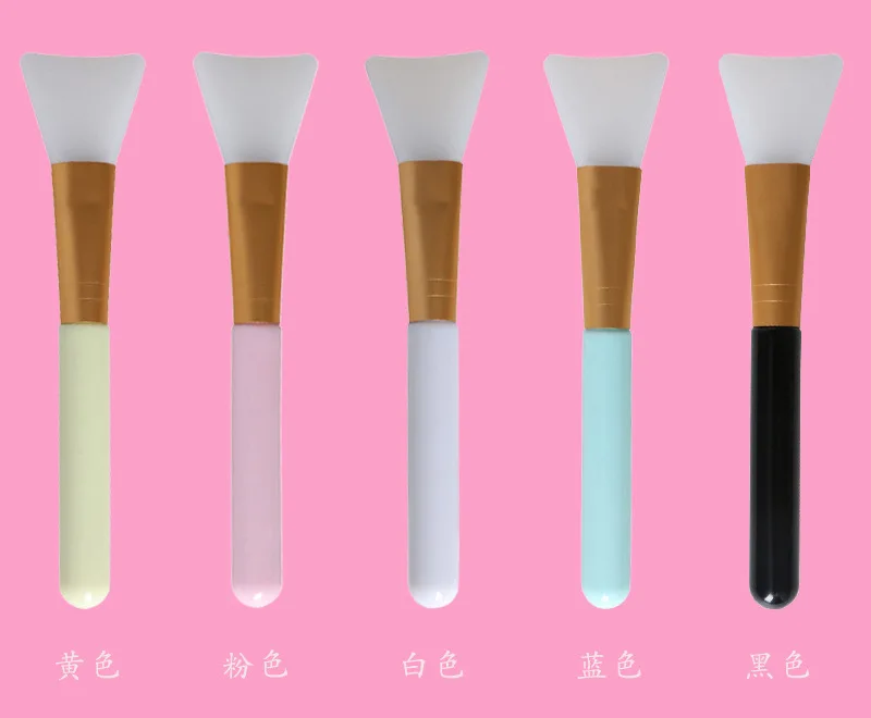 
The factory supplies silica gel mask brush, adjustable film bar beauty tools, soft head silica gel makeup brush 