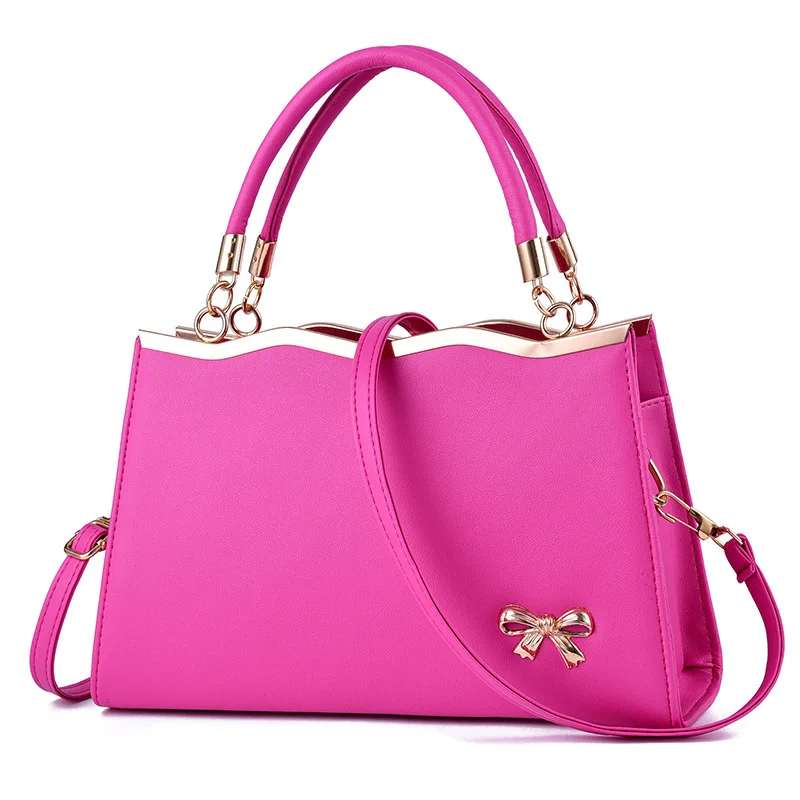 Factory Wholesale Cheap Price Design Rose Pink Handbag Lady Woman Luxury Woman Unique Bag Tote Bag