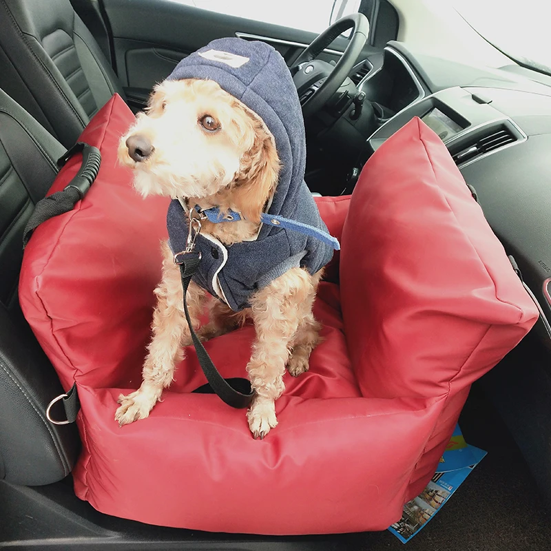 Car pet nest waterproof fabric easy to clean removable dogs nest portable home car safety seat