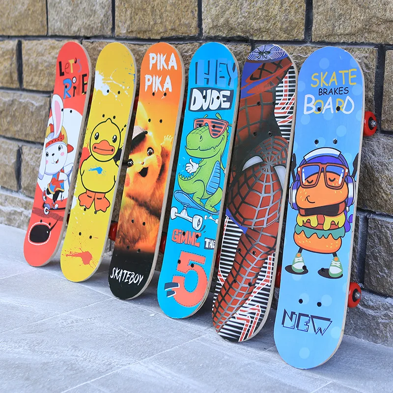Factory manufacturer 17 inch wooden mini skateboard custom complete kids skateboard for beginners