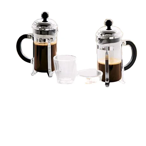 Lilac bsci sgs lfgb 1000ml coffee maker kettle juice pot insulated stainless glass french Press