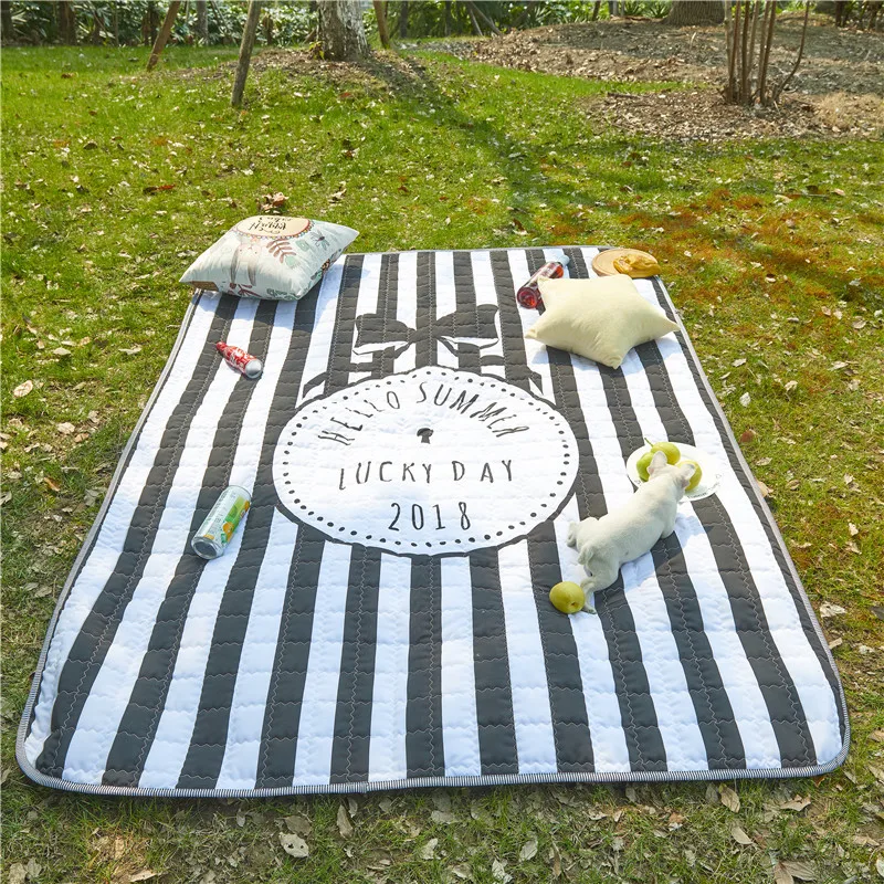 Очень большой двусторонний водонепроницаемый напольный коврик, коврик для пикника, домашний коврик для гостиной