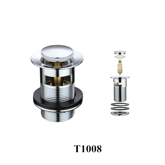 
Sanitaire sink drain fittings basin pop-up brass waste for bathtub 