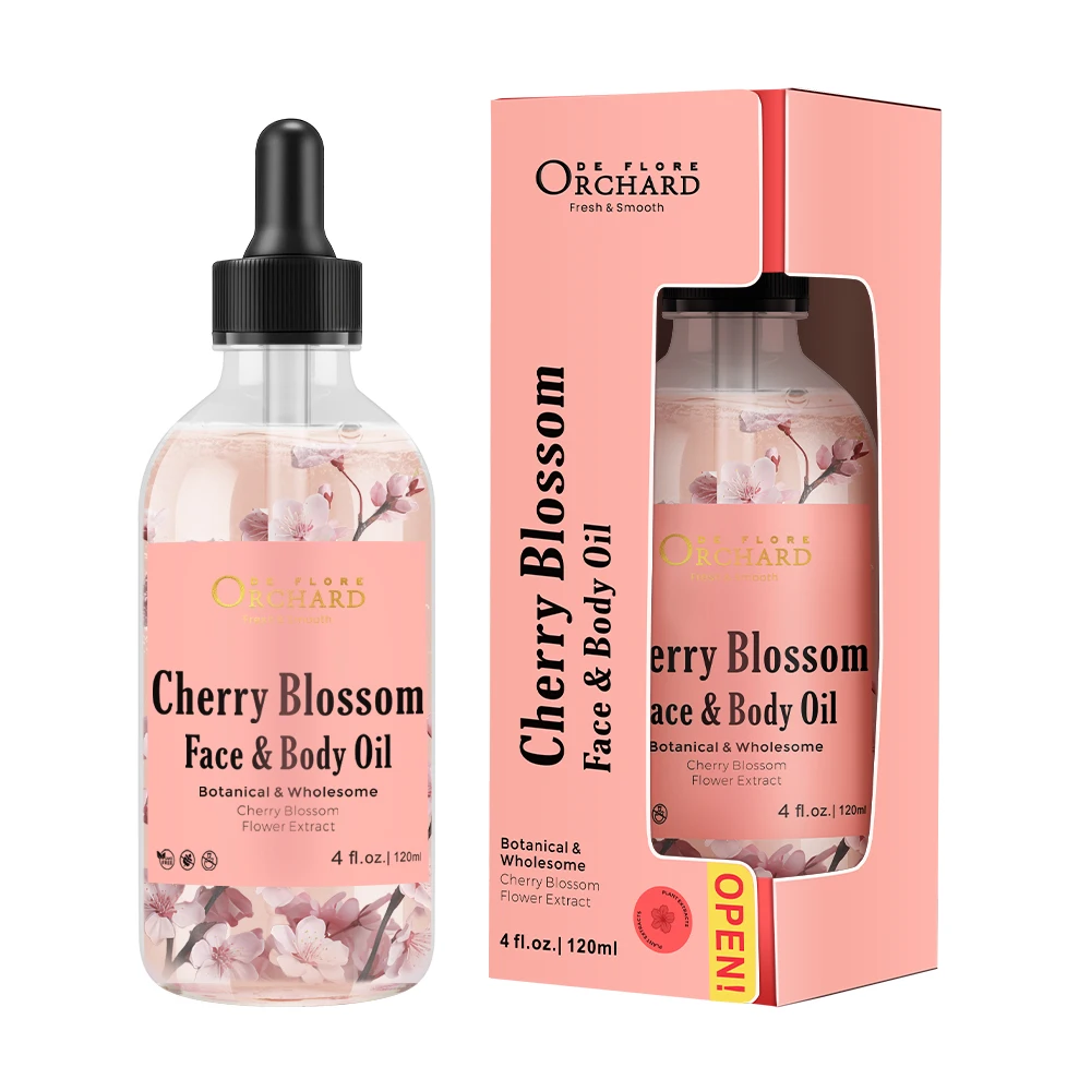 OEM частная марка уход за телом эфирное масло вишни питательное и восстанавливающее Вишневое для лица тела