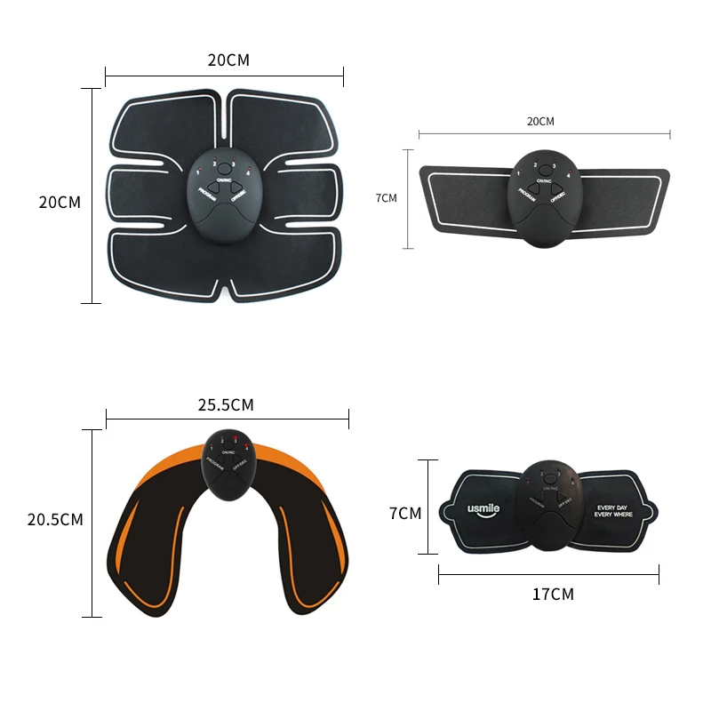 
EMS Wireless Electric Pads Portable EMS Muscle Stimulator 