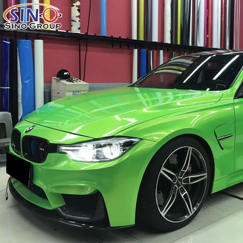 MC-05 High Quality PVC Film Waterproof Super Gloss Auto Vinyl Light Pink Mystic Coral Wrapping  Sticker Car Wrap Vinyl Roll