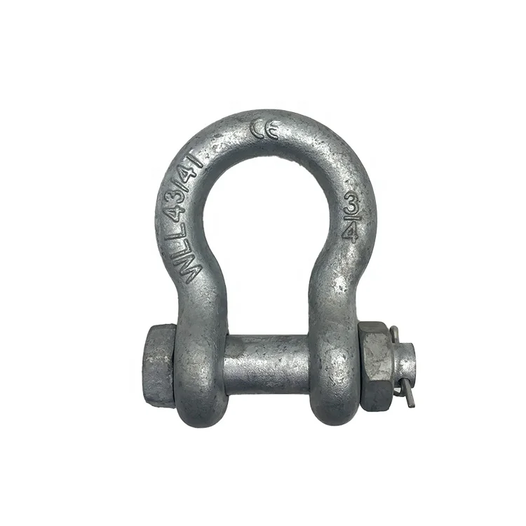 US Type High Tensile Forged Hot Dipped Galvanized Shackle G2130 S2130