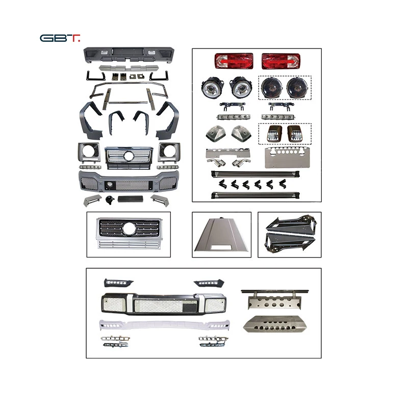 GBT Fast Shipping Mercedes W463 Automotive Parts Car Bumper Grille Upgrade Body Kit For 1991-2017 Mercedes Benz G  G65 amg Model