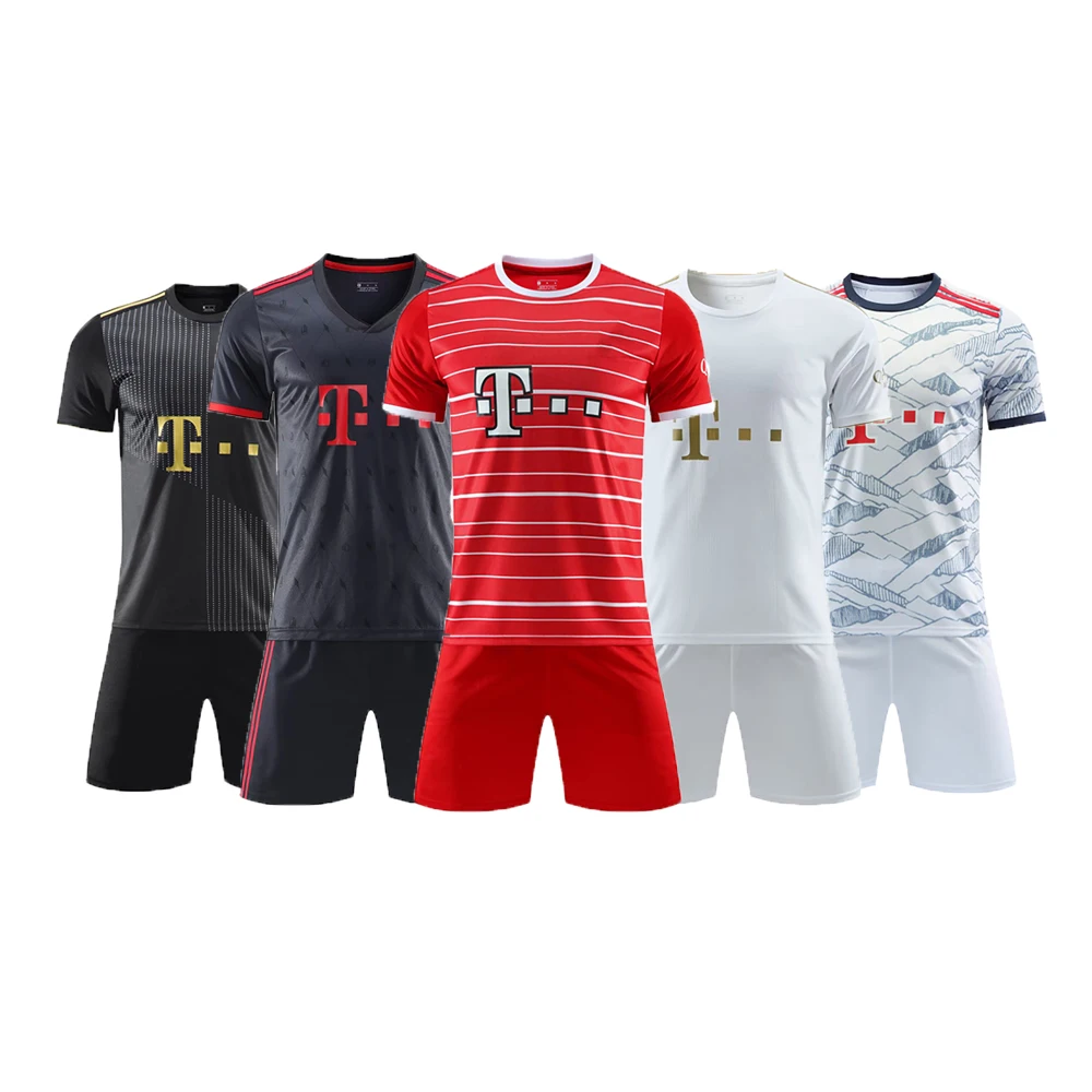 New Red Club Soccer Jerseys Team Player Men Custom Soccer Uniform Wholesale Soccer Jersey